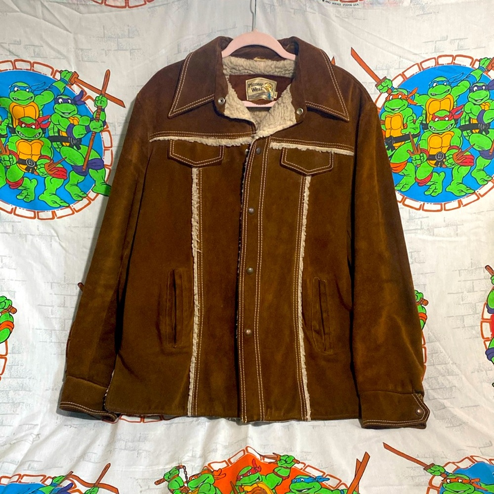 Stylish 1970’s Leather and Wool Jacket